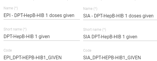 rename data elements as needed