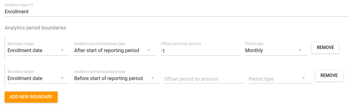 Enrollment offset